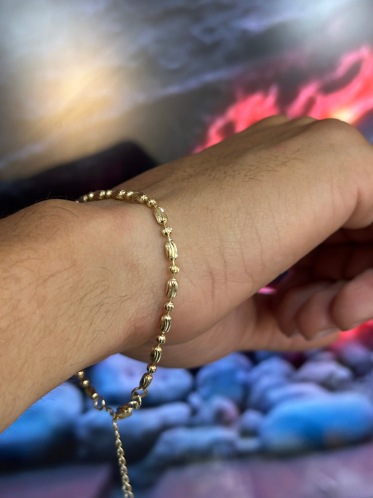 Pulsera militar diamantada