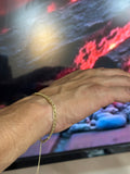 Pulsera tejido doble rombo