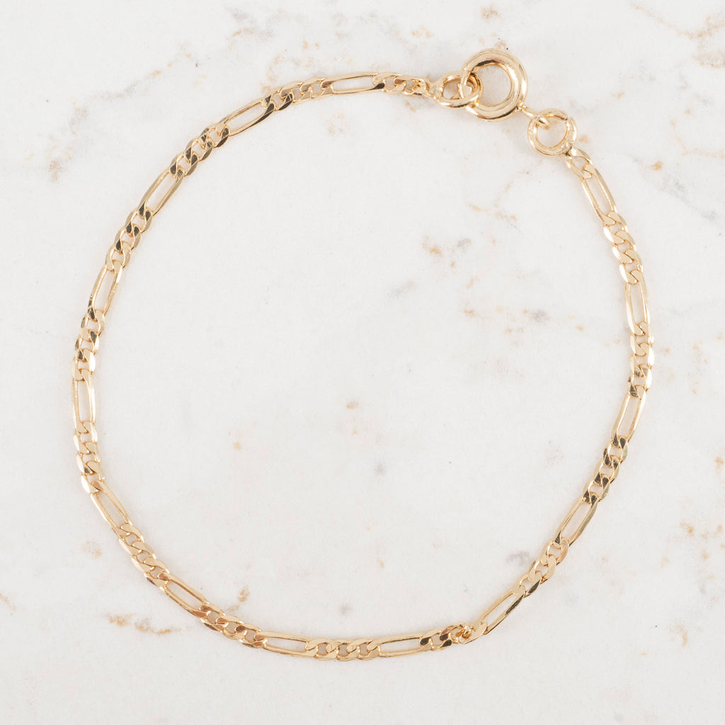 Pulsera 3X1 2MM - 17CM | Oro laminado