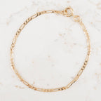 Pulsera 3X1 2MM - 17CM | Oro laminado