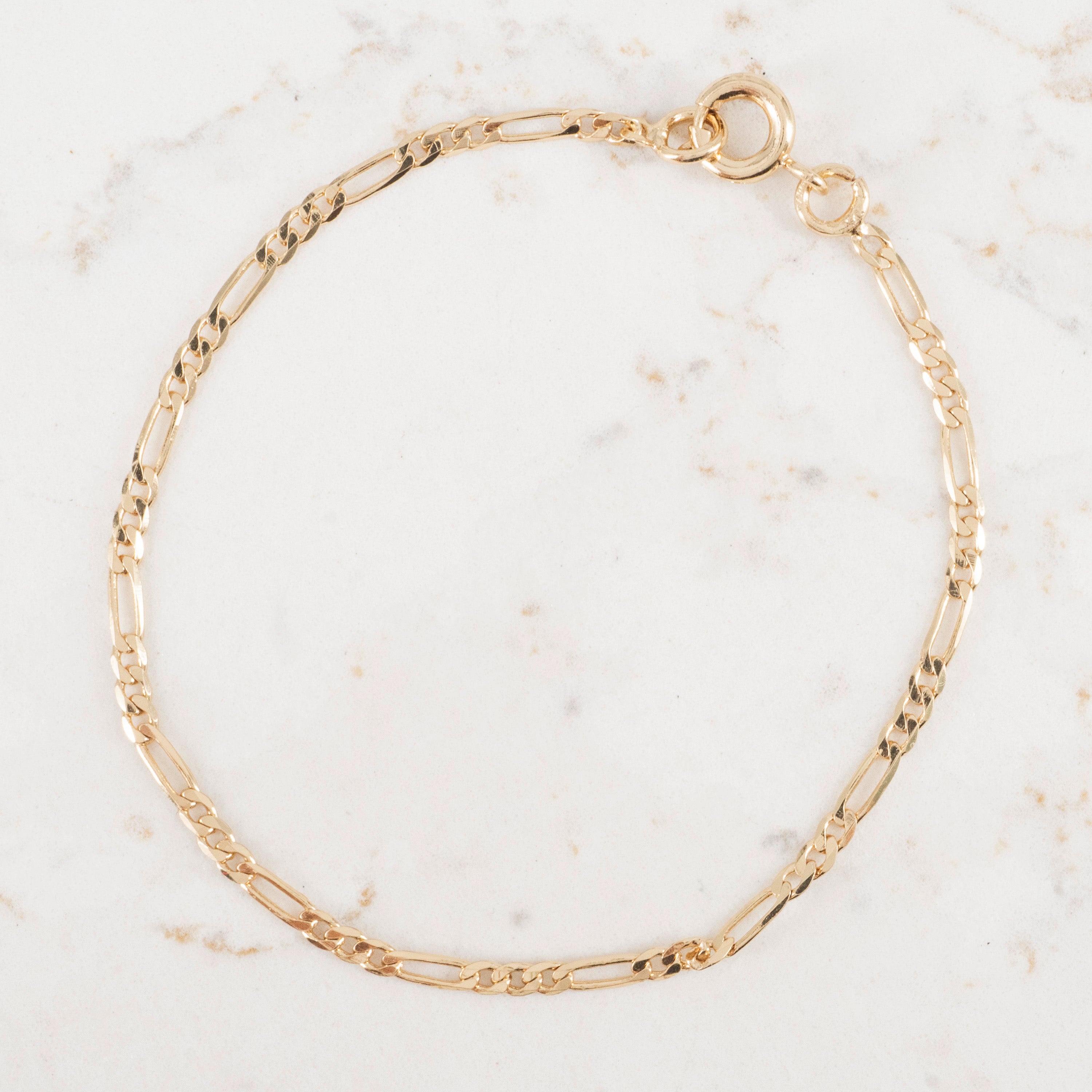 Pulsera 3X1 2MM - 17CM | Oro laminado