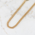 Pulsera Cubana 2mm | Oro laminado