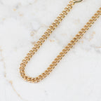 Pulsera Cubana 2mm | Oro laminado