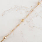 Pulsera Tennis 1.5mm | Oro laminado