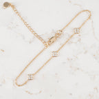 Pulsera trébol Circones | Oro laminado