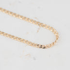 Pulsera cubana 3mm | Oro laminado