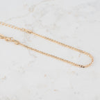 Pulsera cubana 3mm | Oro laminado