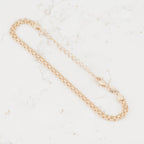 Pulsera Chinesca 4mm-18cm | Oro laminado