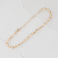 Pulsera Balin Martillado 3mm | Oro laminado