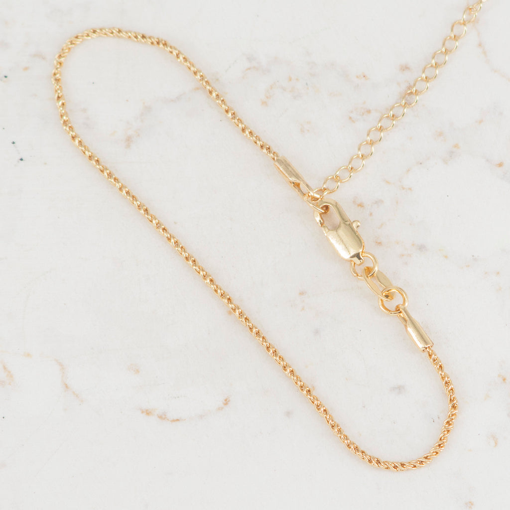 Pulsera franco mini 1.5MM | Oro laminado