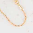Pulsera franco mini 1.5MM | Oro laminado
