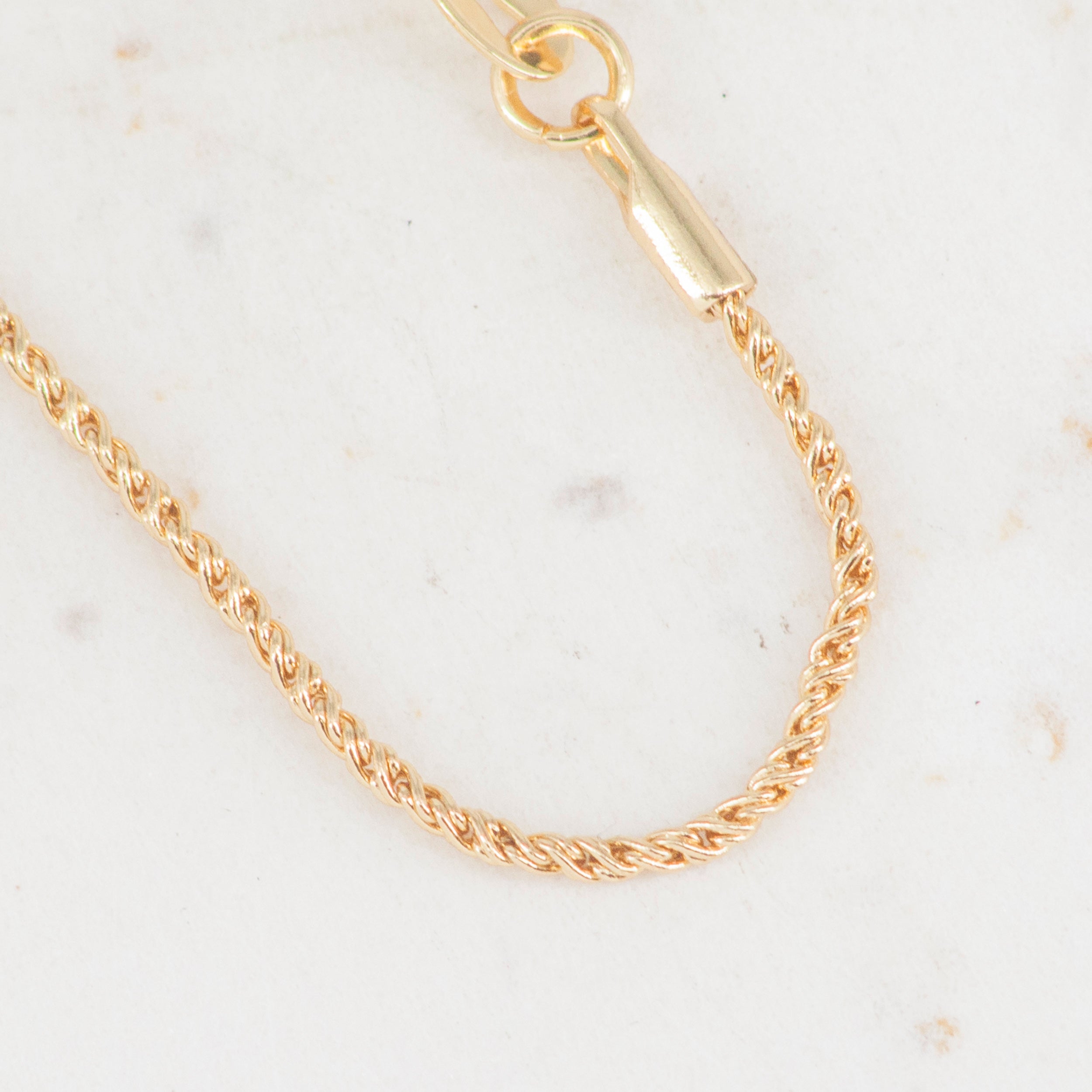 Pulsera franco mini 1.5MM | Oro laminado