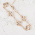 Pulsera X5 Trebol | Oro laminado