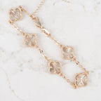 Pulsera X5 Trebol | Oro laminado