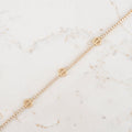 Pulsera 3 Circulos Tennis 1.5mm | Oro laminado