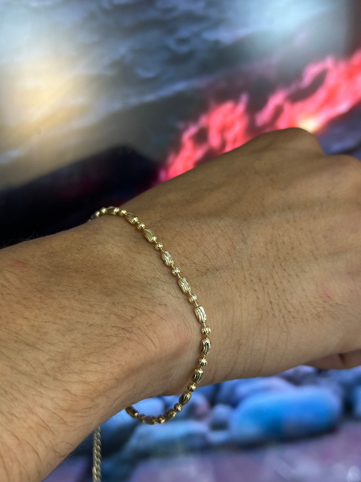 Pulsera militar diamantada