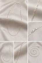 Cadena Fígaro plata 925 / 45cm 2mm