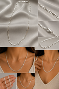 Cadena Figaro Plata 925 | 60cm 3mm