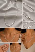 Cadena Figaro Plata 925 | 60cm 3mm