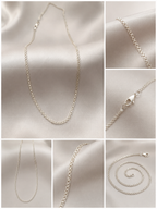 Cadena Chinesca Plata 925 / 45cm  2.5mm