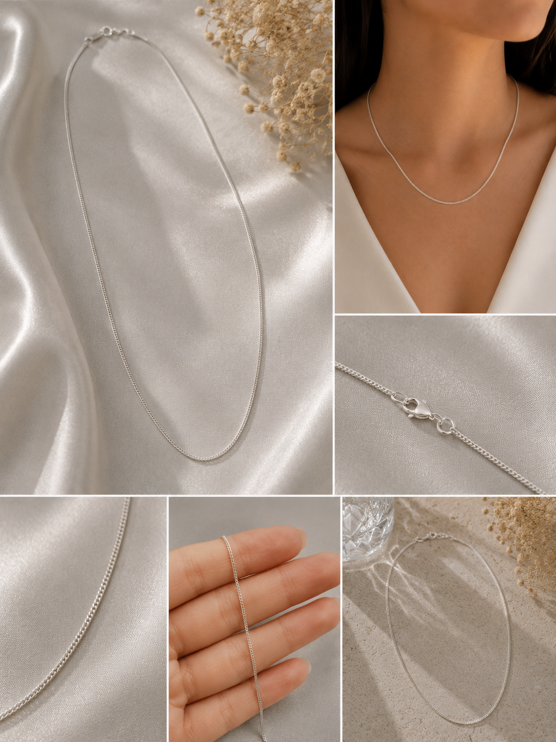 Cadena Veneciana Plata 925 | 45cm 1mm