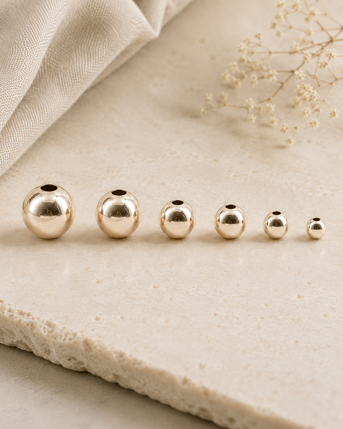Balin liso | Oro laminado
