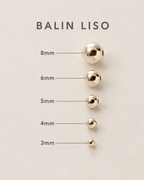 Balin liso | Oro laminado