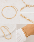 Pulsera militar 3MM | Oro laminado