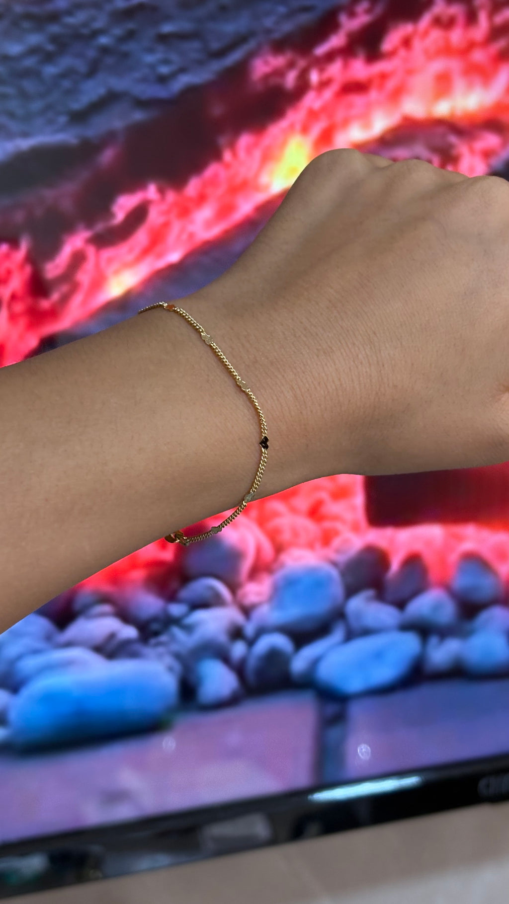 Pulsera cubana corazón