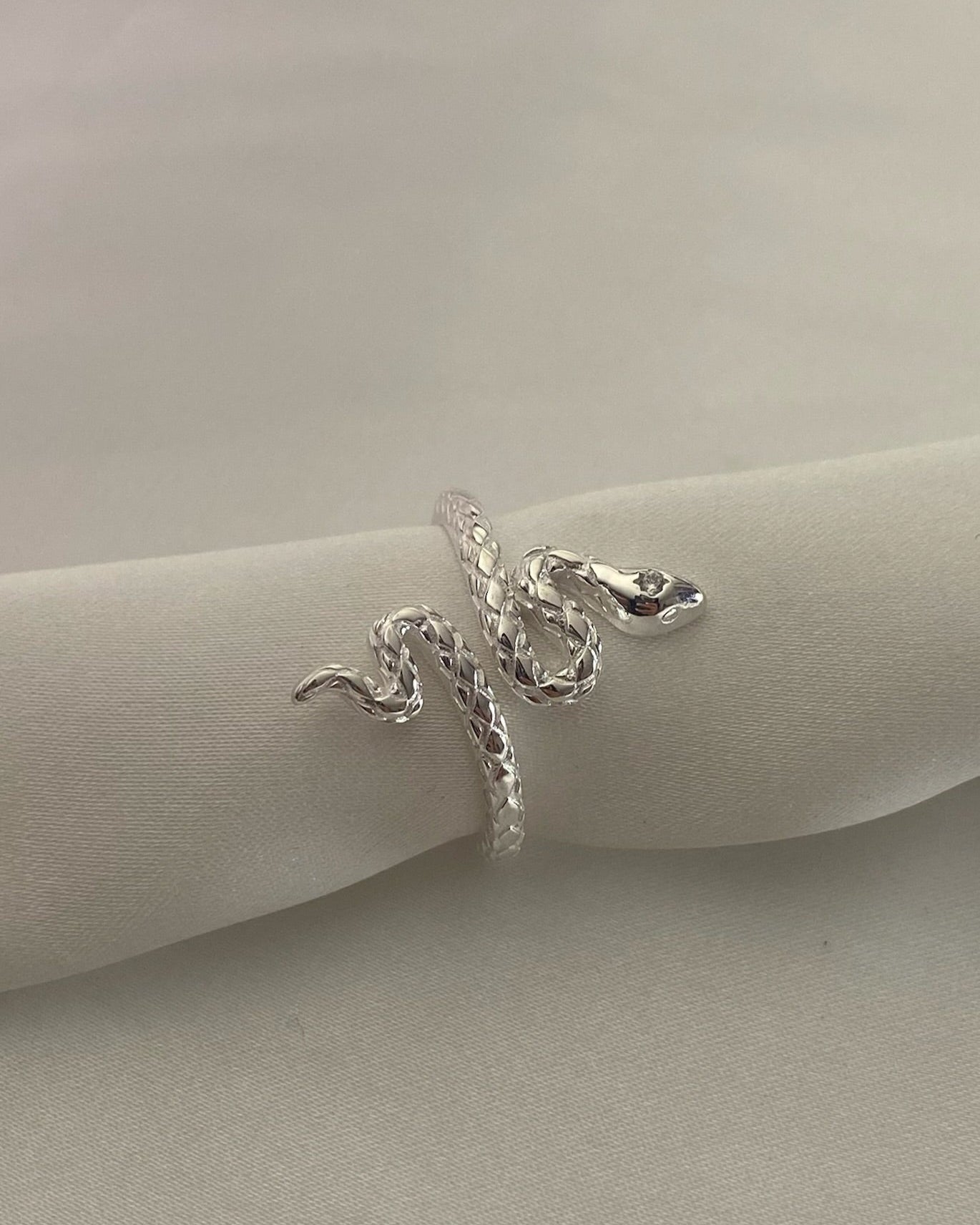 Anillo Serpiente Plata 925