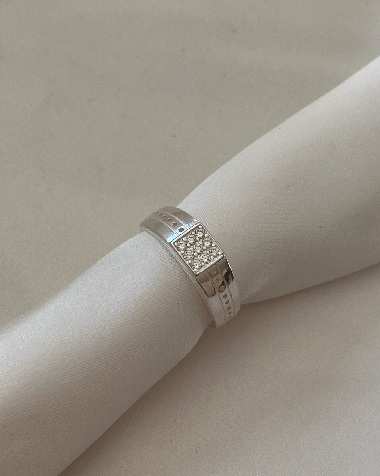 Anillo 9 Puntos Plata 925