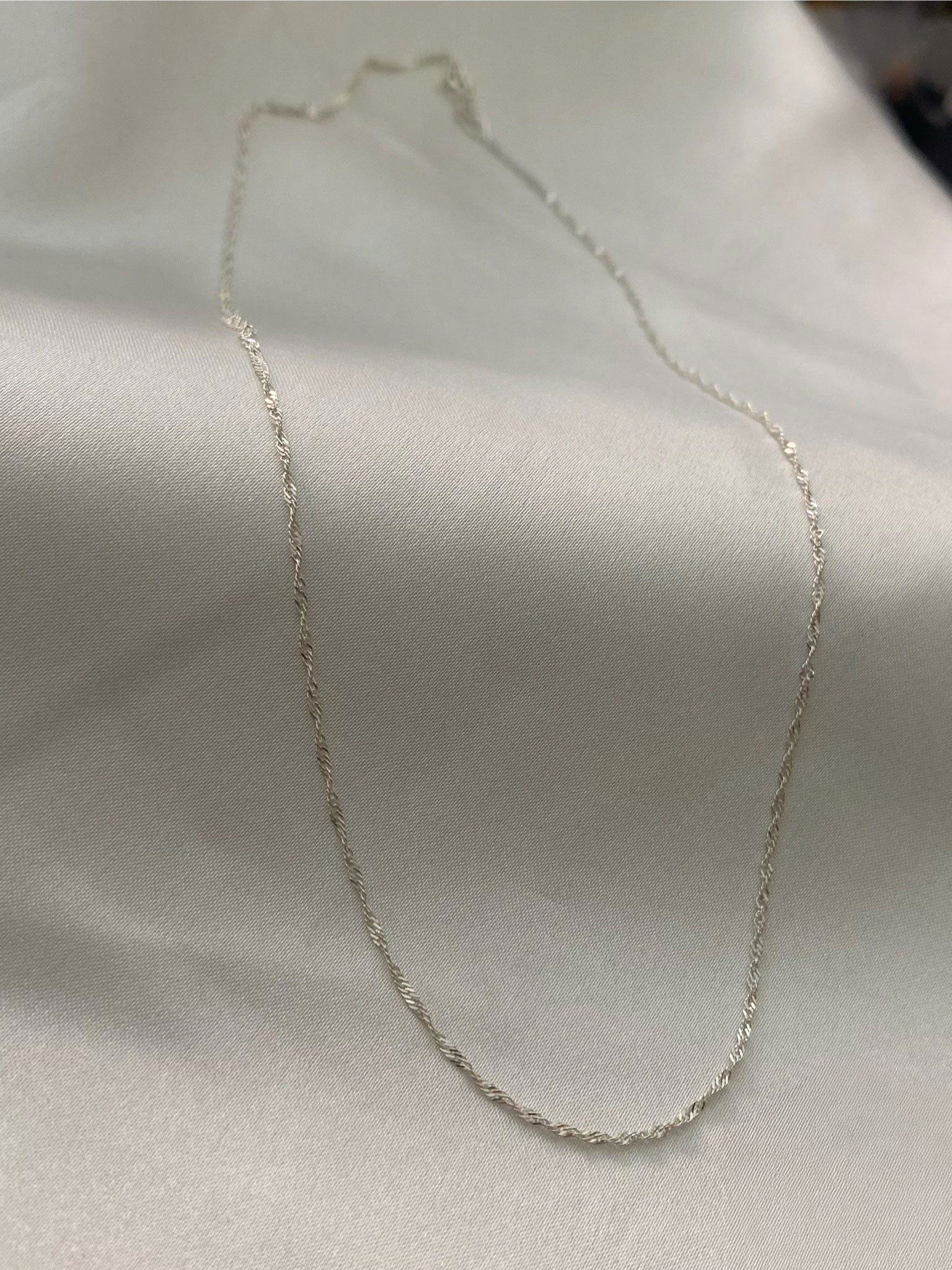 Cadena Cuerda Plata 925 | 45cm 1mm