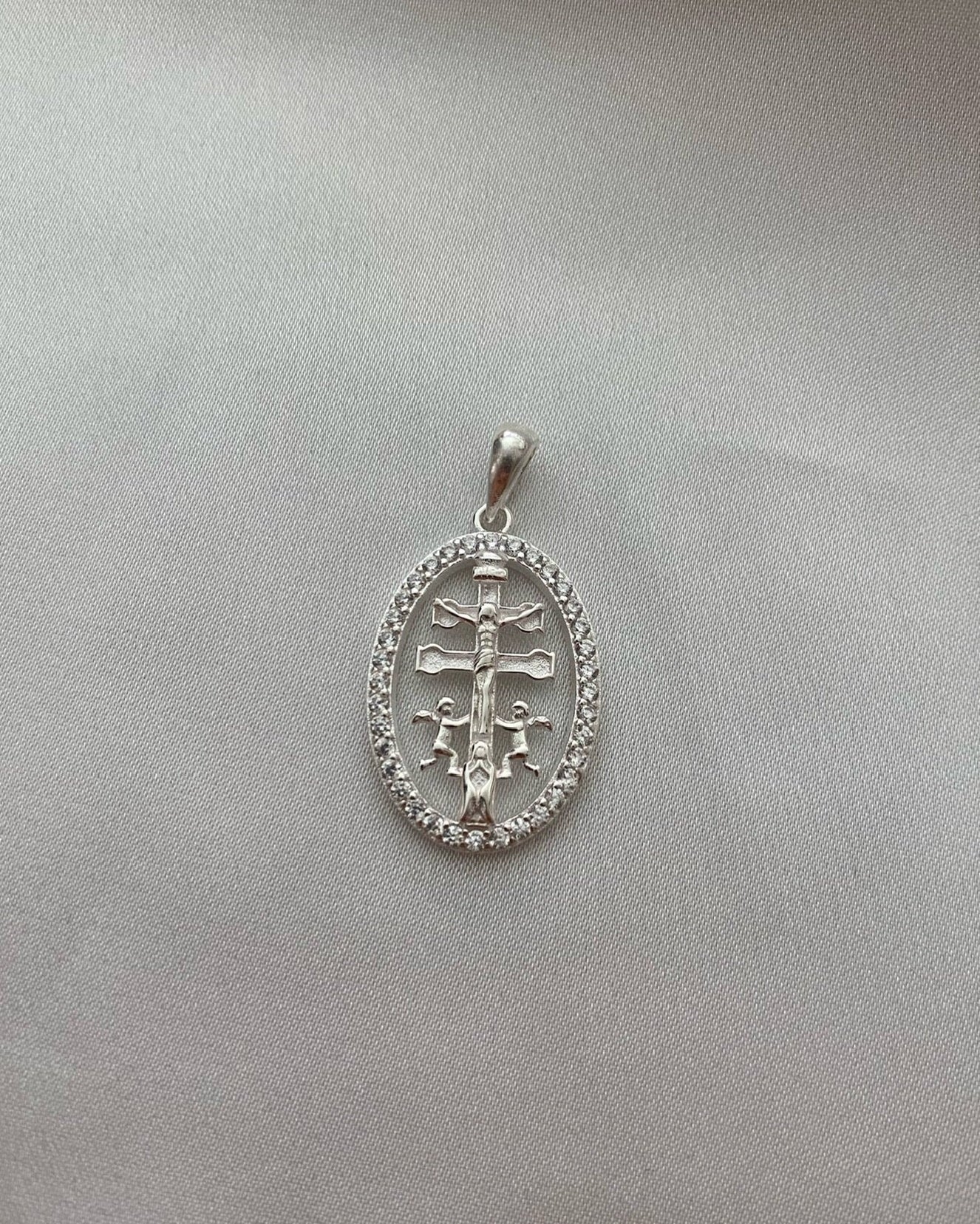 Dije  Santísima Luz plata 925