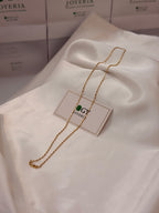 Cadena Venus facetada 60 cm | Oro laminado