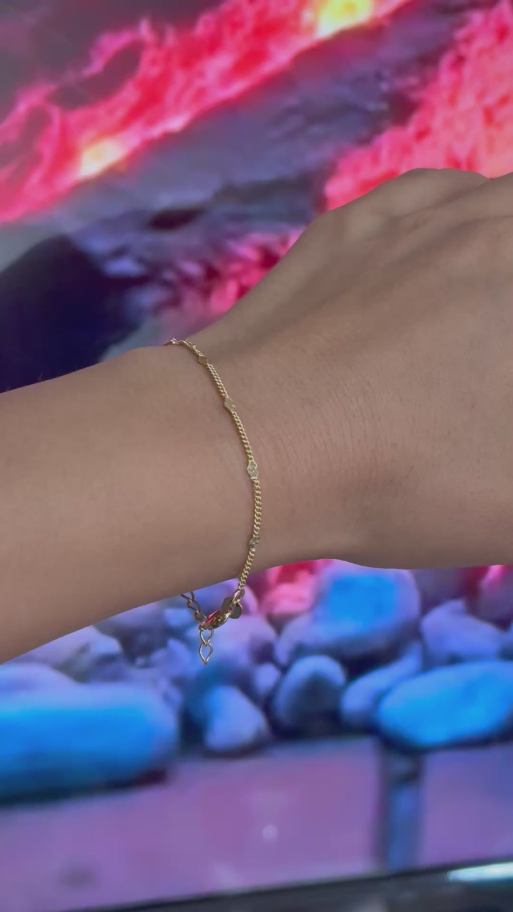 Pulsera cubana corazón