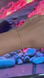Pulsera cubana corazón