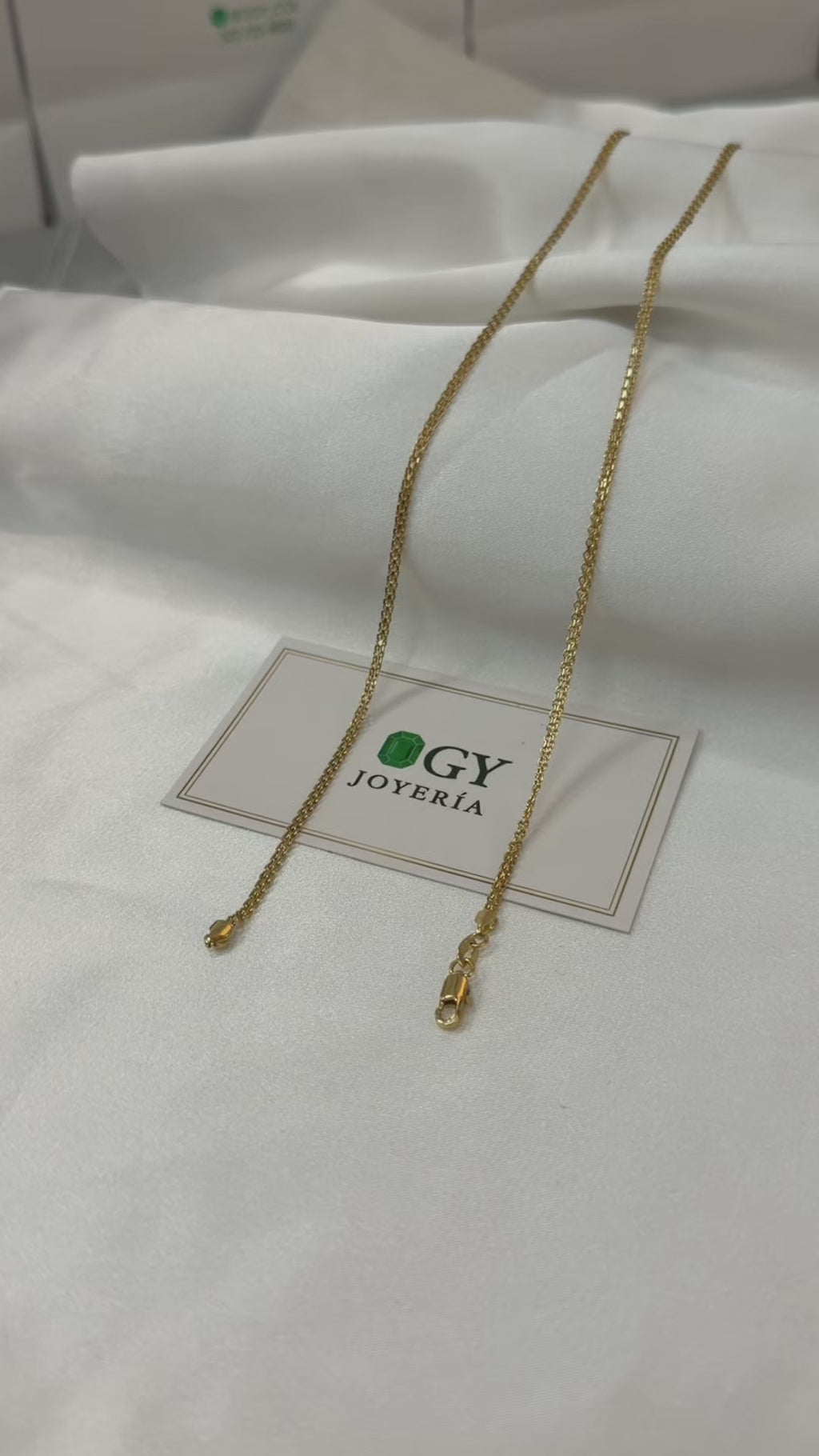 Cadena Chinesca 45cm | Oro laminado