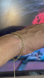 Pulsera tejido doble rombo