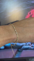 Pulsera militar diamantada
